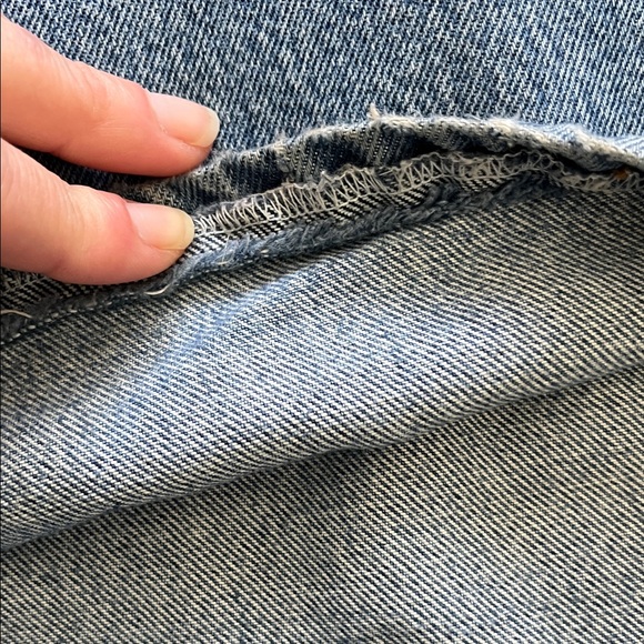 Reformation Studded Straight Leg Jeans - Blue - Picture 9 of 9